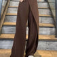 Irregular Wide-leg Pants Ins Fashion Loose Trousers Women's Clothing