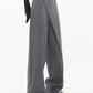 Irregular Wide-leg Pants Ins Fashion Loose Trousers Women's Clothing