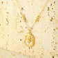 Simple Rose White Shell Pendant Necklace For Women