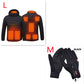 New Heated Jacket Coat USB Electric Jacket Cotton Coat Heater Thermal Clothing Heating Vest Men's Clothes Winter