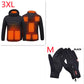 New Heated Jacket Coat USB Electric Jacket Cotton Coat Heater Thermal Clothing Heating Vest Men's Clothes Winter